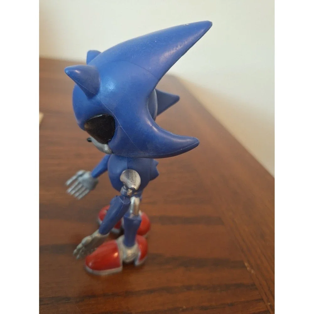 Sonic the Hedgehog Metal Sonic Action Figure Blue Silver Sega Toy 5.5 Inch